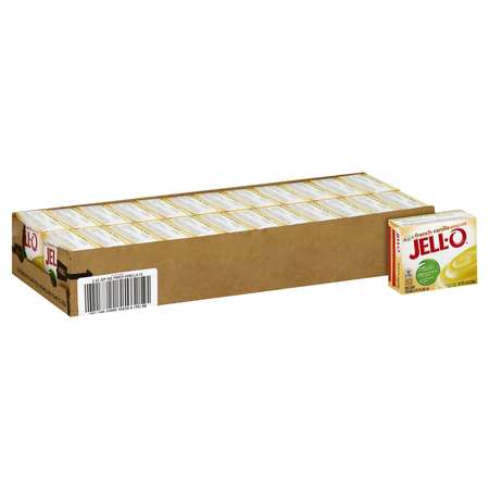JELL-O Jell-O Instant French Vanilla Pudding 3.4 oz., PK24 10043000204396